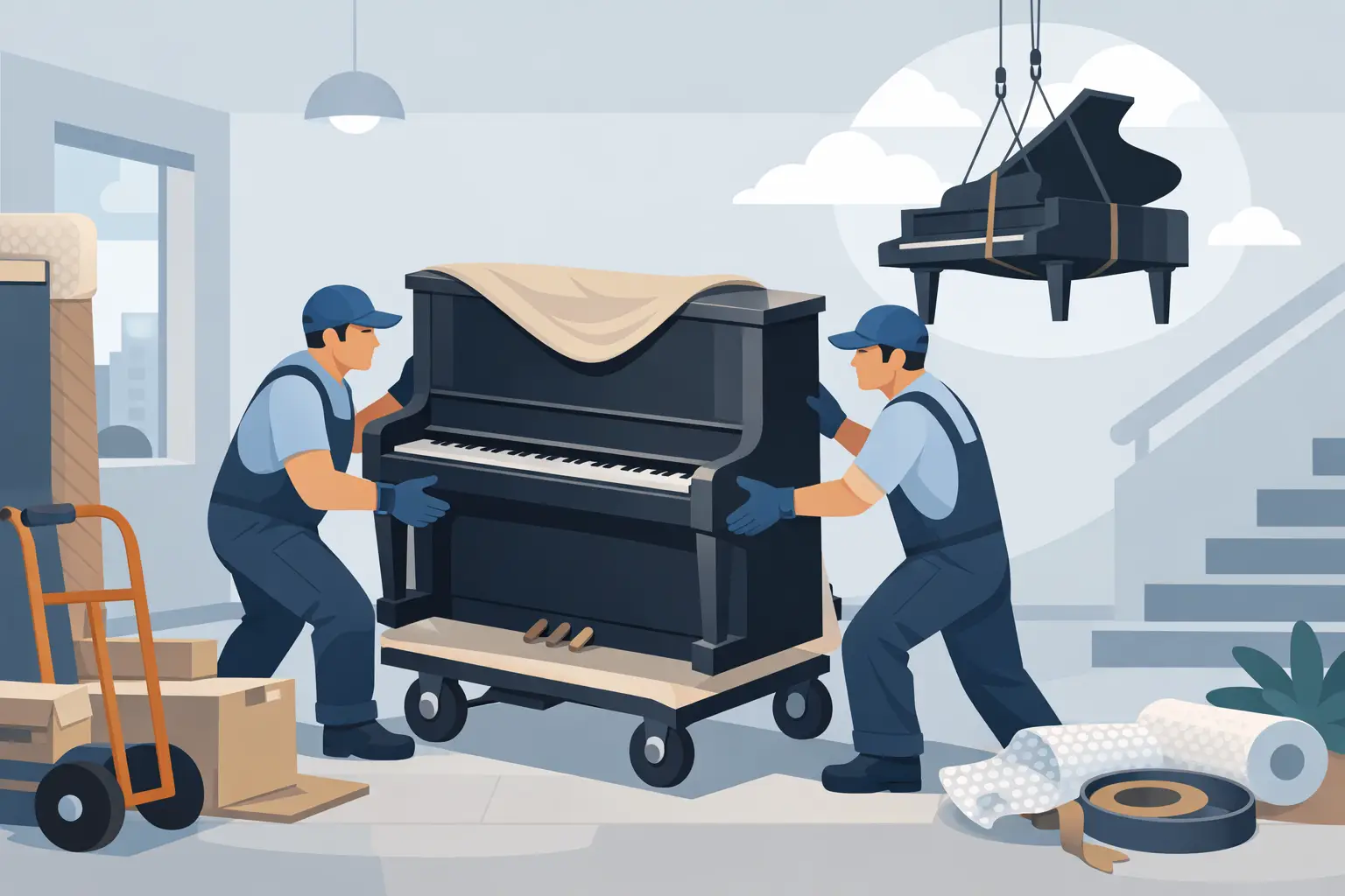 How to Move a Piano Without Costly Damage