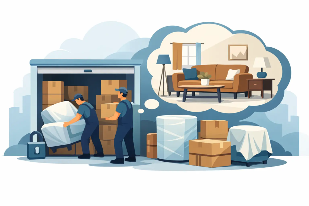 Can Movers Store Furniture Temporarily?
