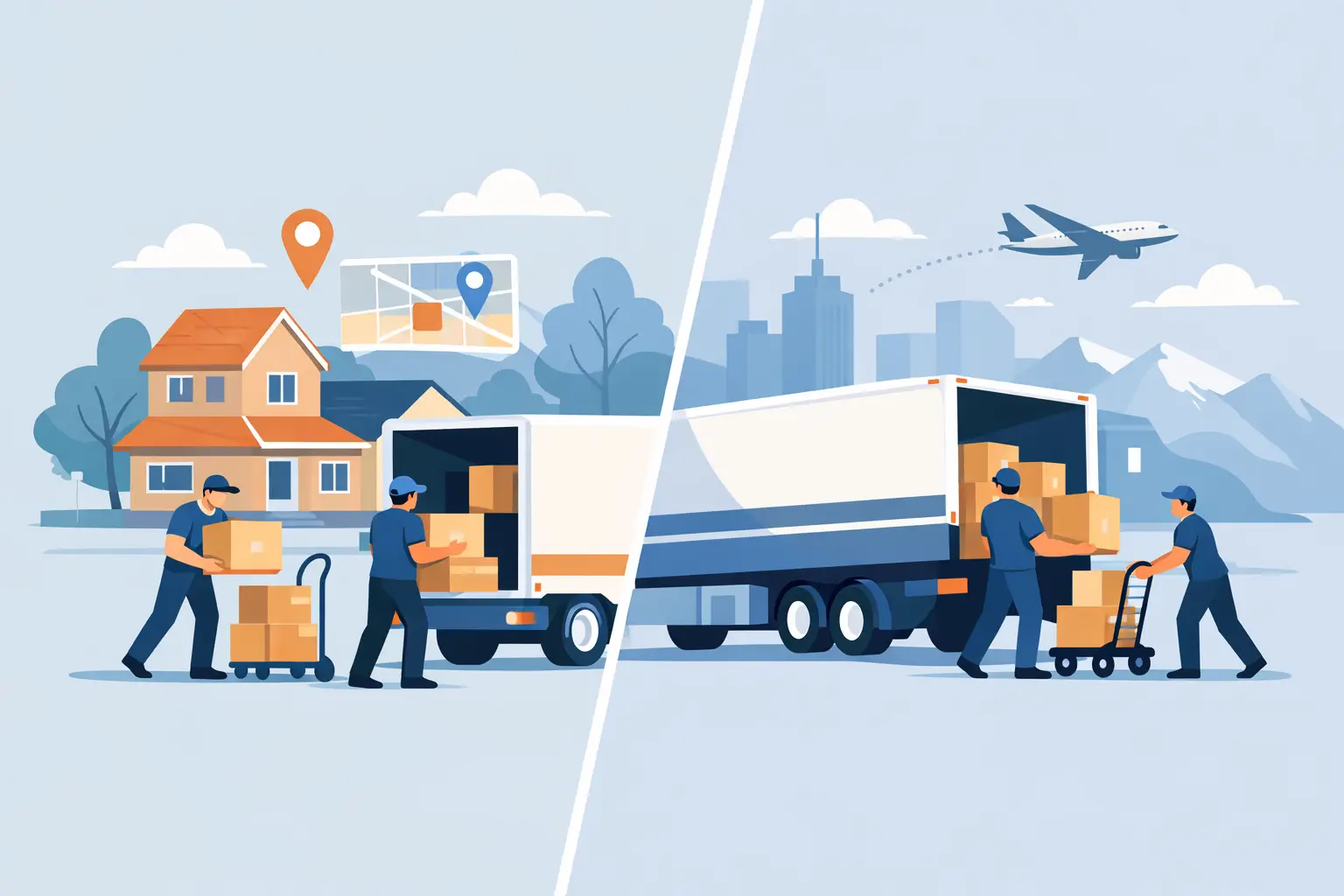 Local Movers vs National Van Lines